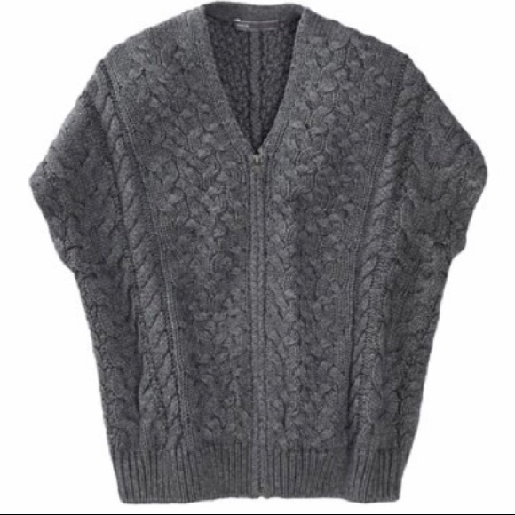 Vince Sweaters - Cable Knit Poncho